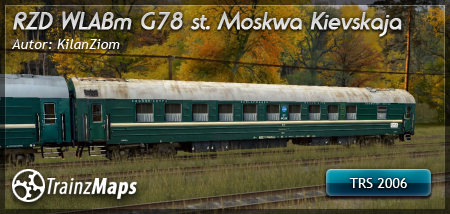 RZD WLABm G78 st. Moskwa Kievskaja