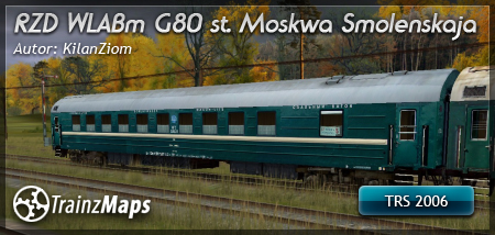 RZD WLABm G80 st. Moskwa Smolenskaja